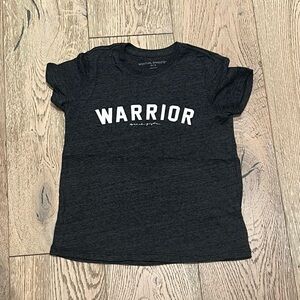 Spiritual Gangster Warrior Kids Tee - Charcoal Sz 8